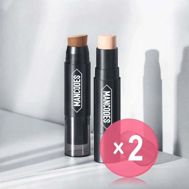 MANCODES-Men Dual-Ended Natural Concealer 2pcs Bundle Set