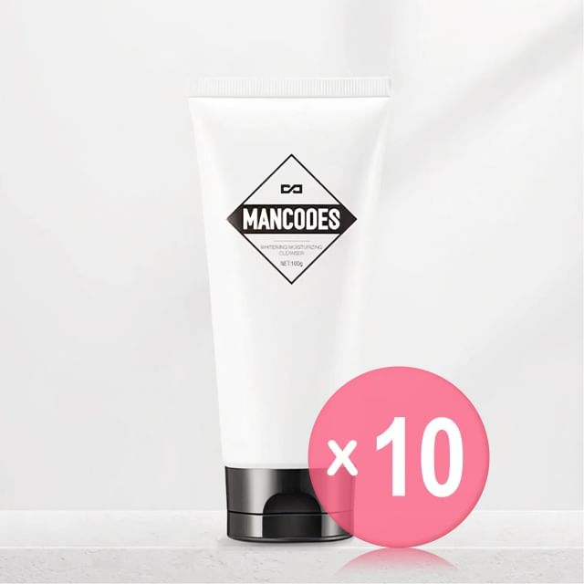 MANCODES-Nicotinamide Whitening Moisturizing Cleanser 10pcs Bundle Set