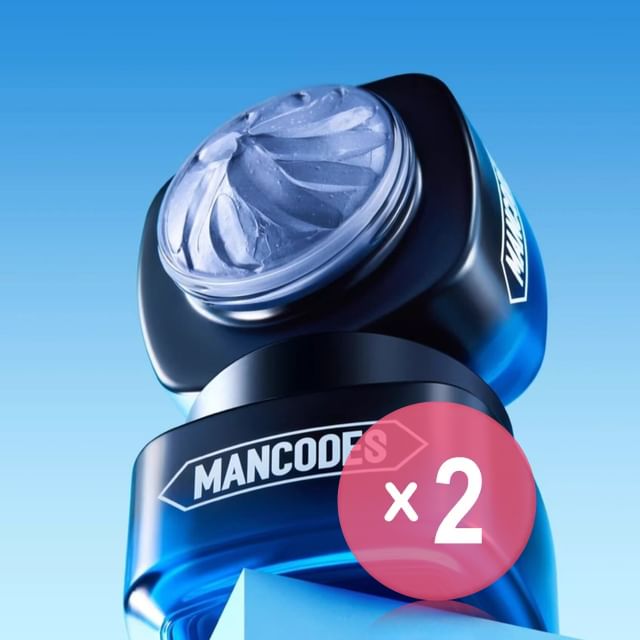 MANCODES-Purifying Cleansing Blue Mud Mask 2pcs Bundle Set