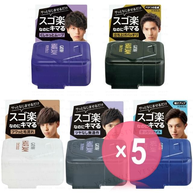 Mandom-Gatsby Hair Jam 5pcs Bundle Set