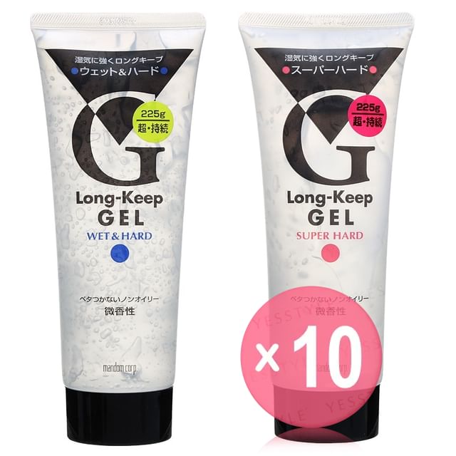 Mandom-Gatsby Long-Keep Gel 10pcs Bundle Set