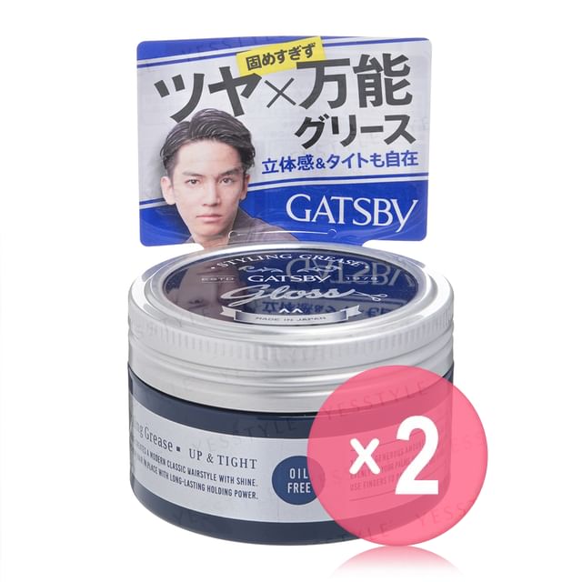 Mandom-Gatsby Styling Grease Up Tight 2pcs Bundle Set