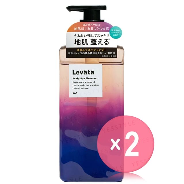 Mandom-Levata Scalp Spa Shampoo 2pcs Bundle Set