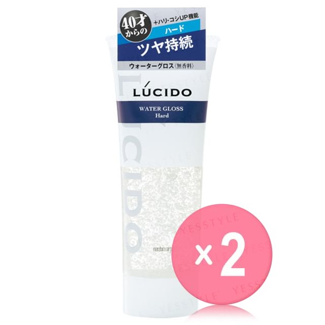 Mandom-Lucido Water Gloss Hard 2pcs Bundle Set