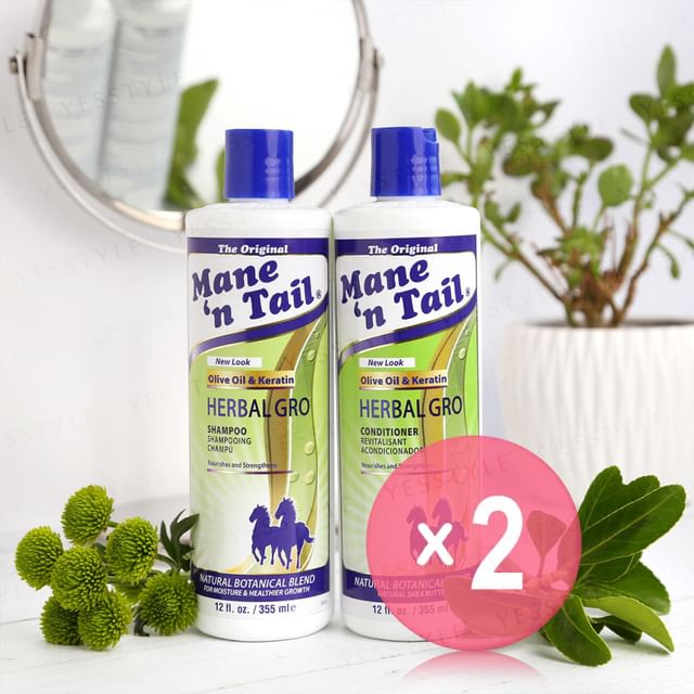 Mane-n Tail-Herbal Gro Shampoo 2pcs Bundle Set