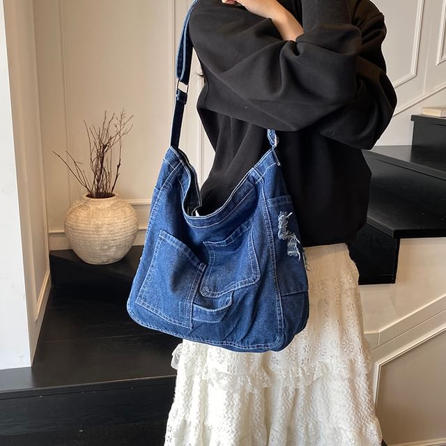 Maorong-Denim Tote Bag