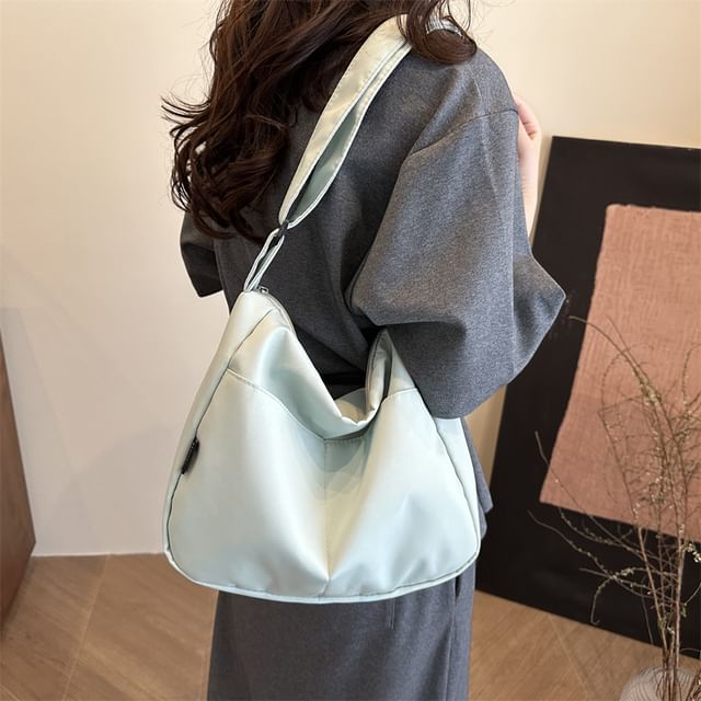 Maorong-Faux Leather Shoulder Bag