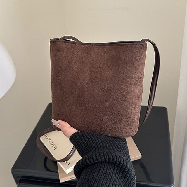 Maorong-Faux Suede Crossbody Bag