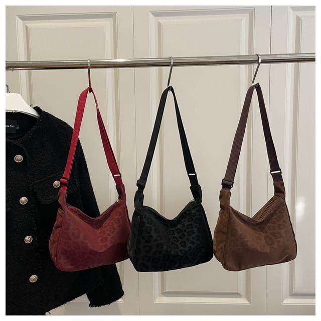 Maorong-Leopard Print Crossbody Bag