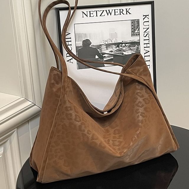 Maorong-Leopard Print Tote Bag