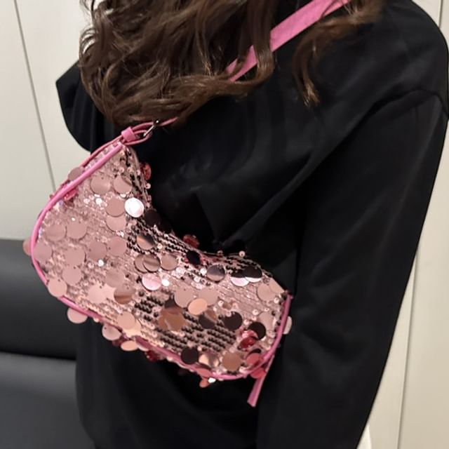 Maorong-Sequin Shoulder Bag
