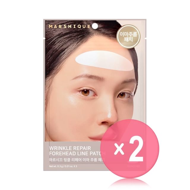 MARSHIQUE-Wrinkle Repair Forehead Line Patch 2pcs Bundle Set