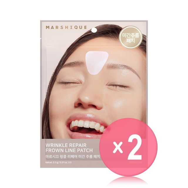 MARSHIQUE-Wrinkle Repair Frown Line Patch 2pcs Bundle Set