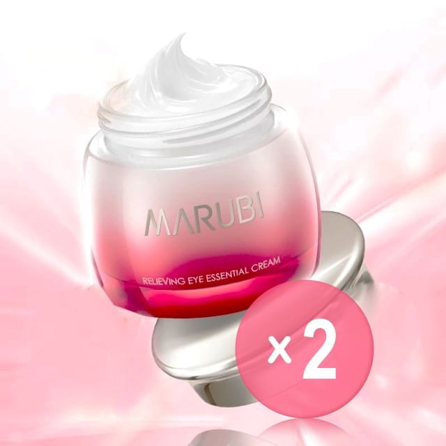 MARUBI-Relieving Eye Essential Cream 2pcs Bundle Set