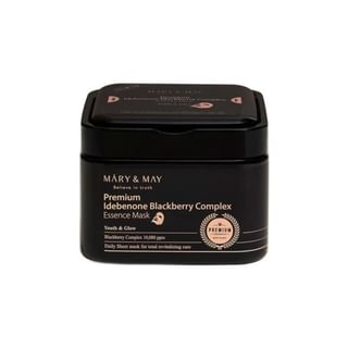 Mary-May-Máscara Facial Premium com Essência de Amora e Idebenona-20 Folhas