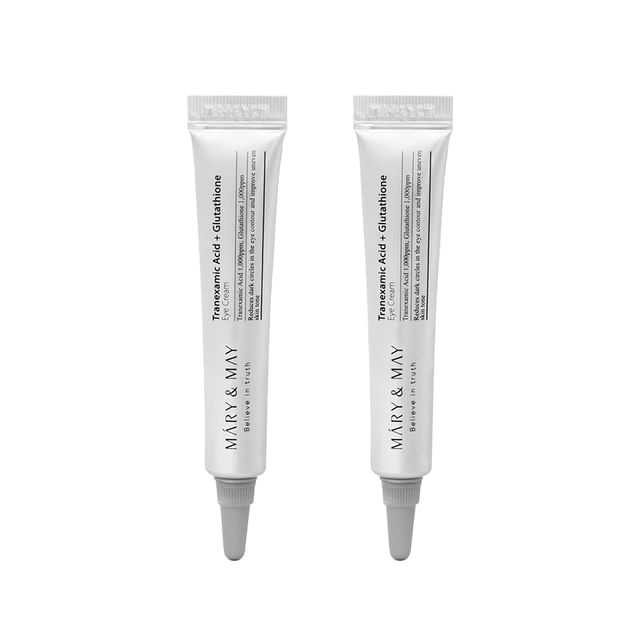 glutathione and eye color Mary&May - Tranexamic Acid + Glutathione Eye Cream Mini Bundle Set