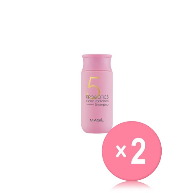 MASIL-5 Probiotics Color Radiance Shampoo Mini 2pcs Bundle Set