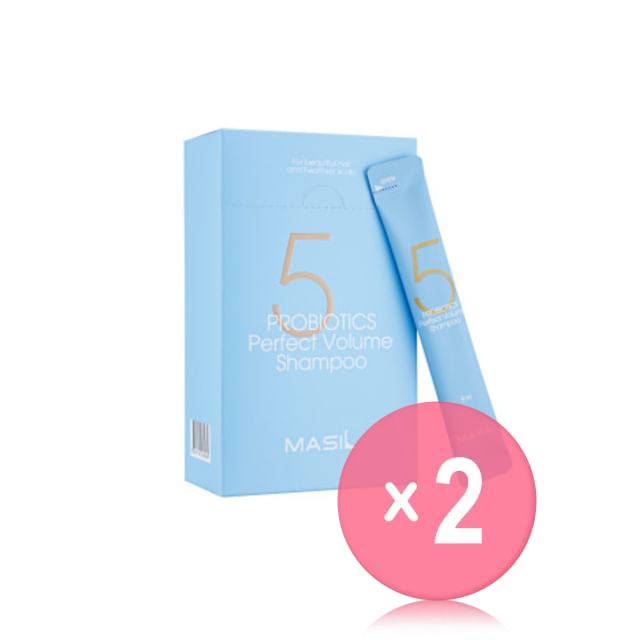 MASIL-5 Probiotics Perfect Volume Shampoo Stick Pouch 2pcs Bundle Set
