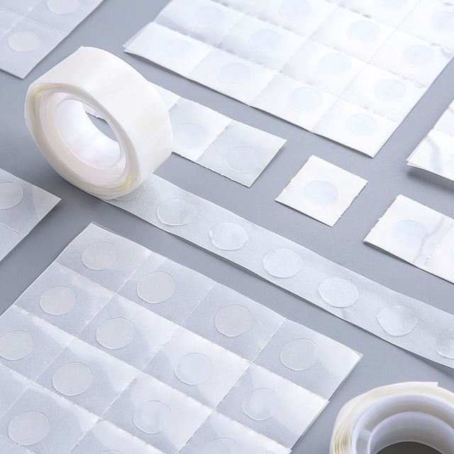 Masoom-Round Double Side Adhesive Patch - 100 Piece Set