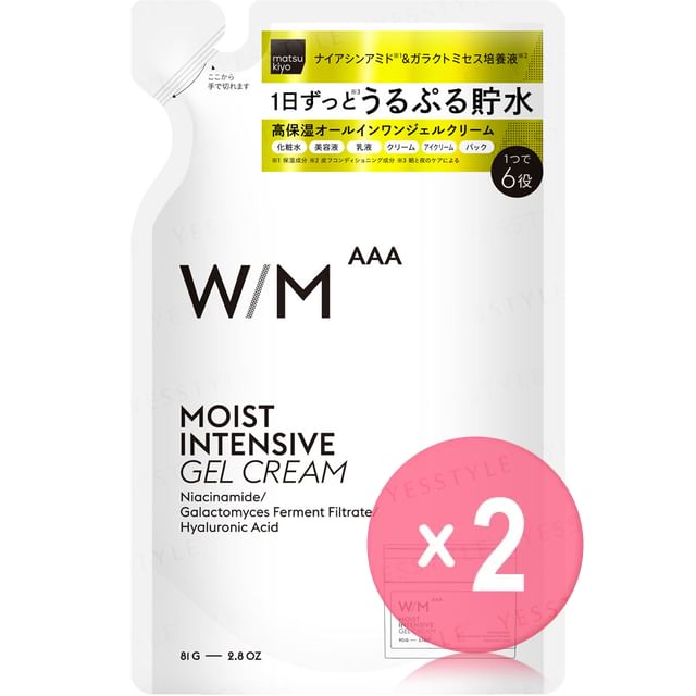 matsukiyo-WM AAA Moist Intensive Gel Cream Refill 2pcs Bundle Set