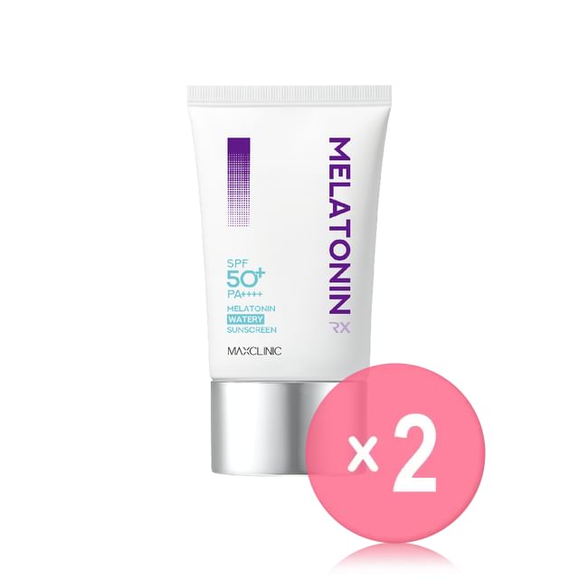 MAXCLINIC-MelatoninShot WaterySunscreen RX 2pcs Bundle Set