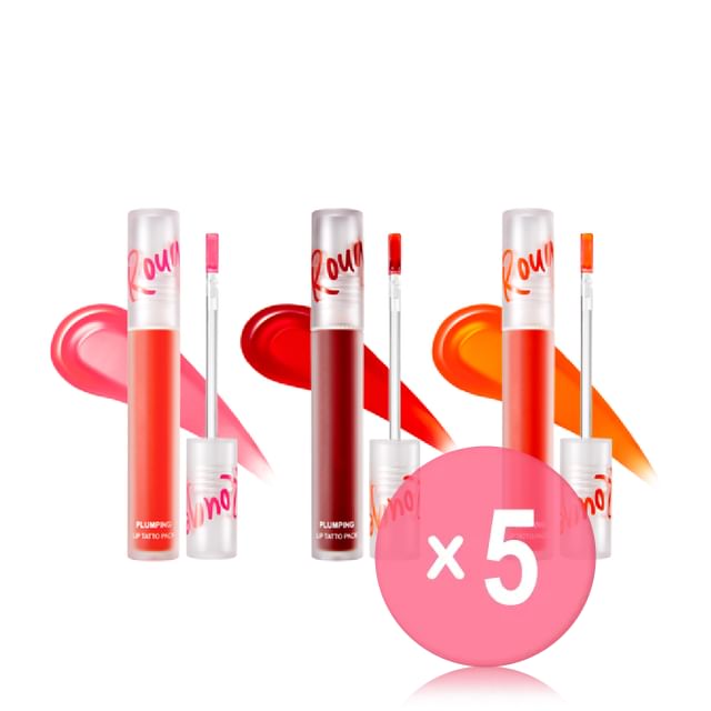 MAXCLINIC-Rouge Star Plumping Lip Tattoo Pack - 3 Colors 5pcs Bundle Set