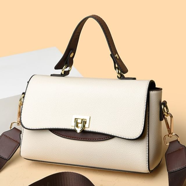 Mayanne-Genuine Leather Flap Crossbody Bag
