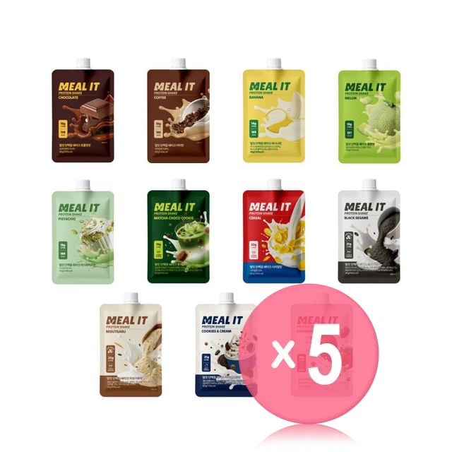 MEAL IT-Protein Shake - 11 Types 5pcs Bundle Set