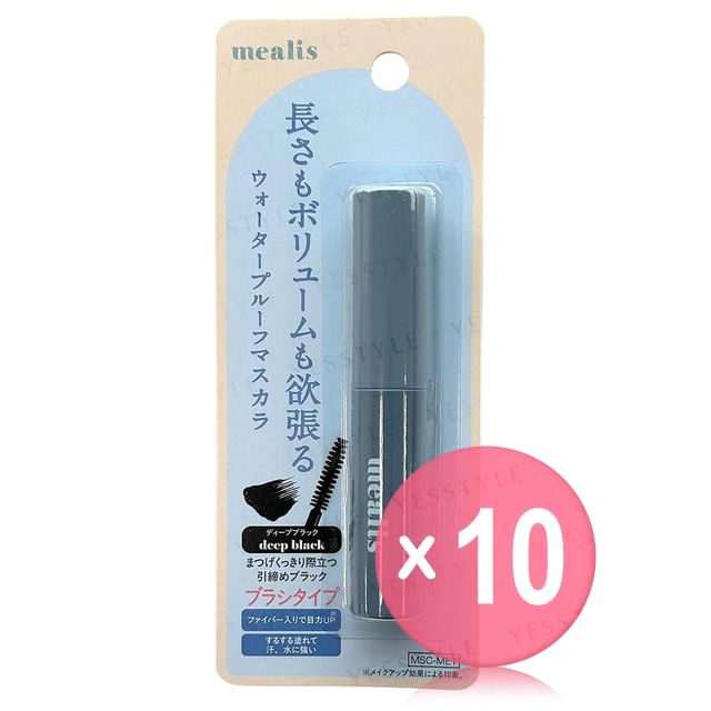 mealis-Comb Mascara Deep Black 10pcs Bundle Set