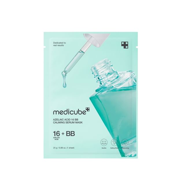 medicube-Azelaic Acid 16 BB Calming Serum Mask - Masque en tissu apaisant à lacide azélaïque