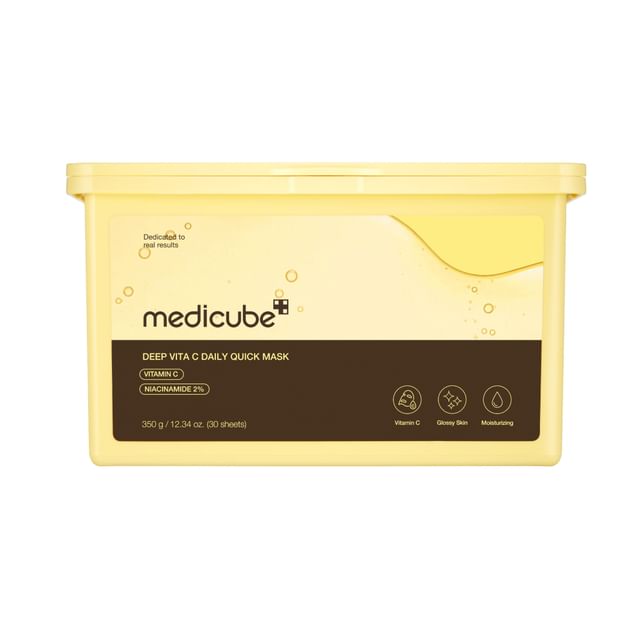 medicube-Codzienna maseczka błyskawiczna Deep Vita C-30 Arkusz