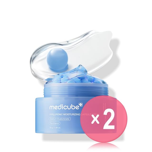 medicube-Hyaluronic Moisturizing Capsule Cream 2pcs Bundle Set