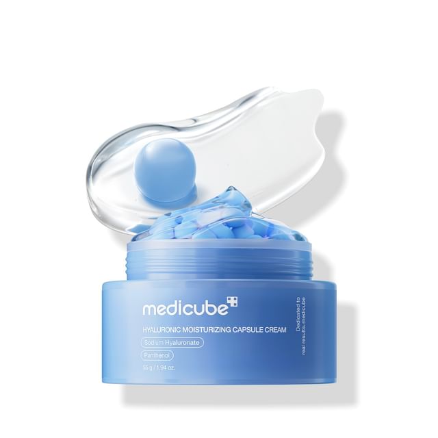 medicube-Hyaluronic Moisturizing Capsule Cream - Creme em Cápsulas Hidratante-55 G