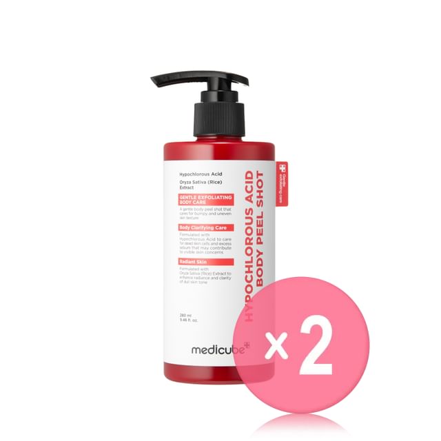 medicube-Hypochlorous Acid Body Peel Shot 2pcs Bundle Set