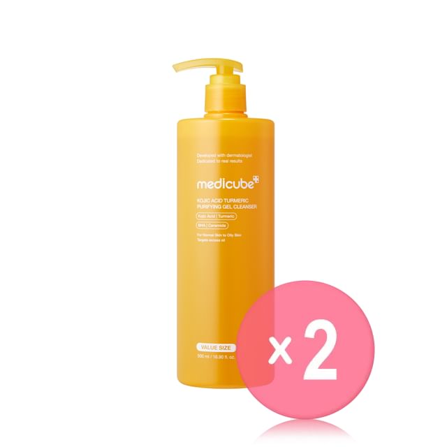 medicube-Kojic Acid Turmeric Purifying Gel Cleanser 2pcs Bundle Set