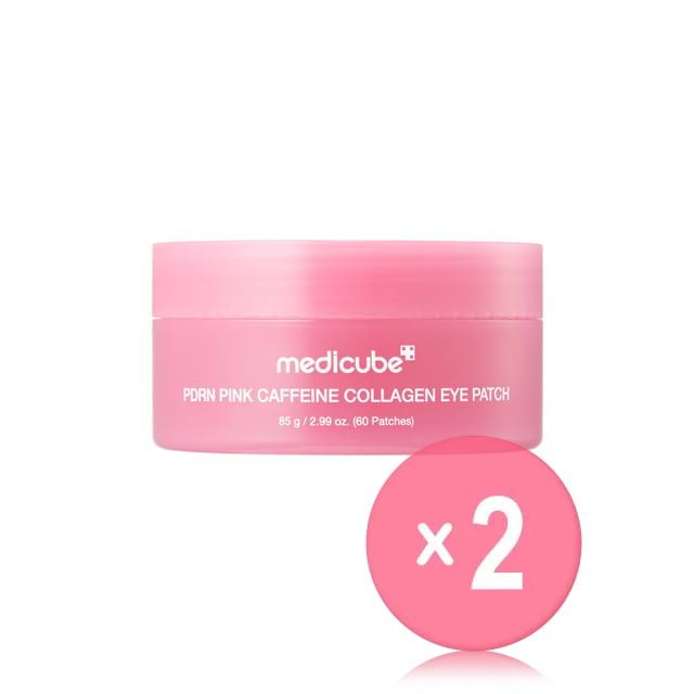 medicube-PDRN Pink Caffeine Collagen Eye Patch 2pcs Bundle Set