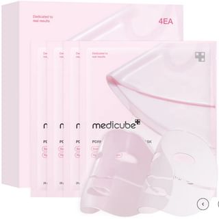 medicube-PDRN Pink Collagen Gel Mask Set - Kit de Máscaras Faciais em Gel-28 G X 4 Unid