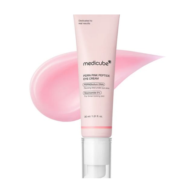medicube-PDRN Pink Peptide Eye Cream - Creme para Área dos Olhos-30 Ml