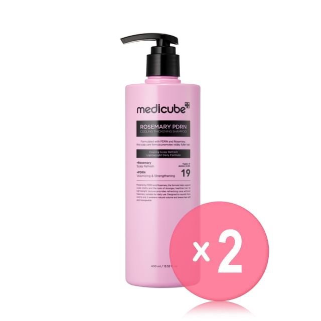 medicube-Rosemary PDRN Cooling Thickening Shampoo 2pcs Bundle Set