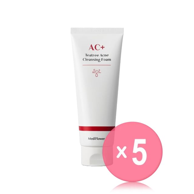 MediFlower-AC Teatree Acne Cleansing Foam 5pcs Bundle Set