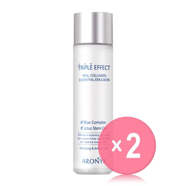 MediFlower-ARONYX Triple Effect Real Collagen Essential Emulsion 2pcs Bundle Set