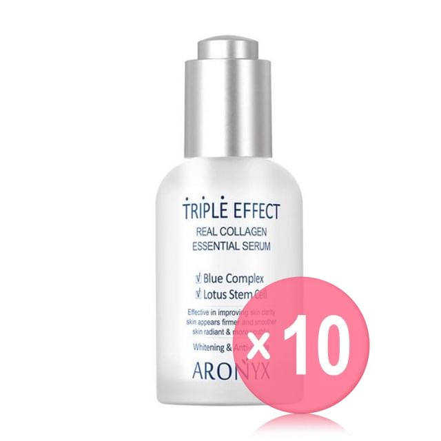 MediFlower-ARONYX Triple Effect Real Collagen Essential Serum 10pcs Bundle Set