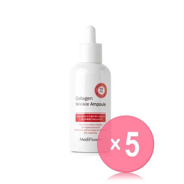 MediFlower-Collagen Wrinkle Ampoule 5pcs Bundle Set