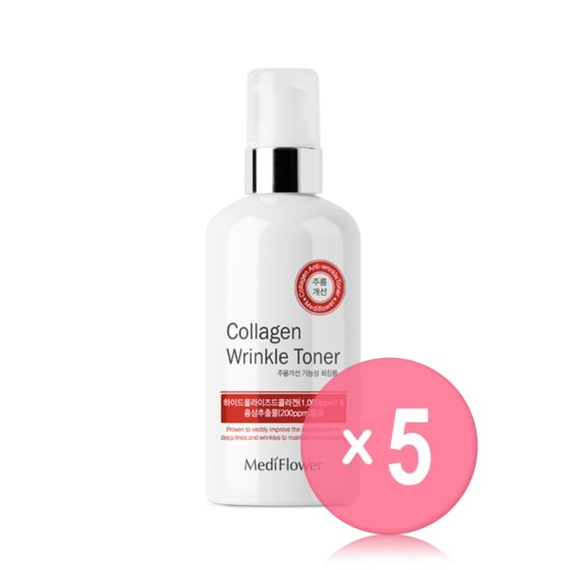 MediFlower-Collagen Wrinkle Toner 5pcs Bundle Set