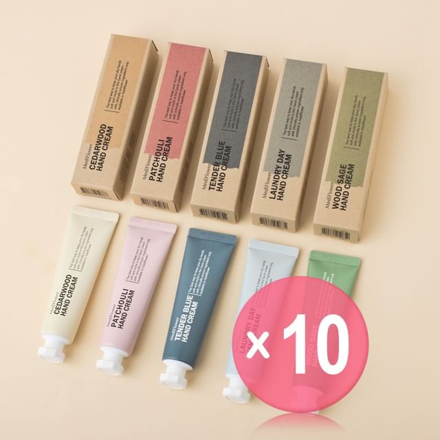MediFlower-Délicat Hand Cream - 5 Types 10pcs Bundle Set