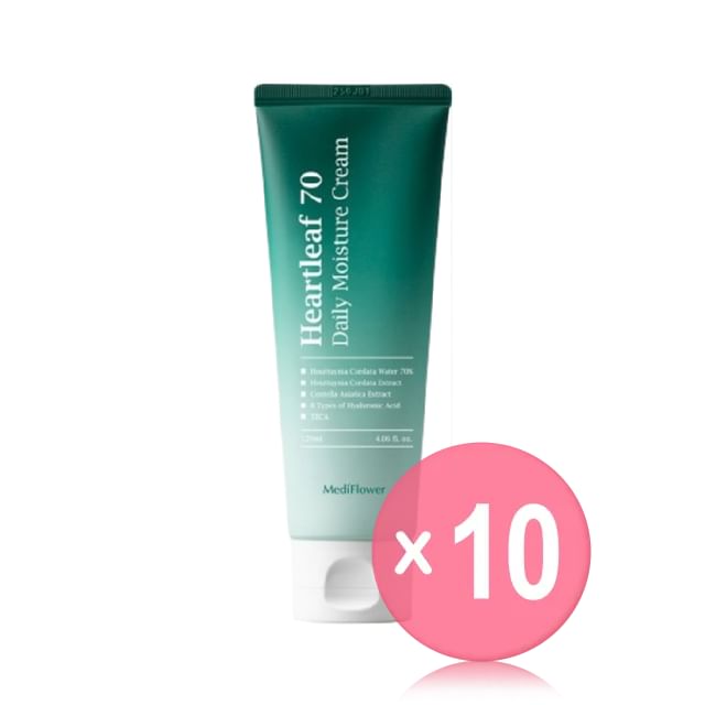 MediFlower-Heartleaf 70 Daily Moisture Cream 10pcs Bundle Set