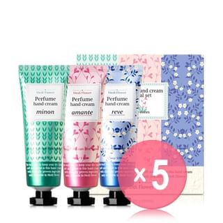 MediFlower-Three Stories Perfume Hand Cream Set 5pcs Bundle Set