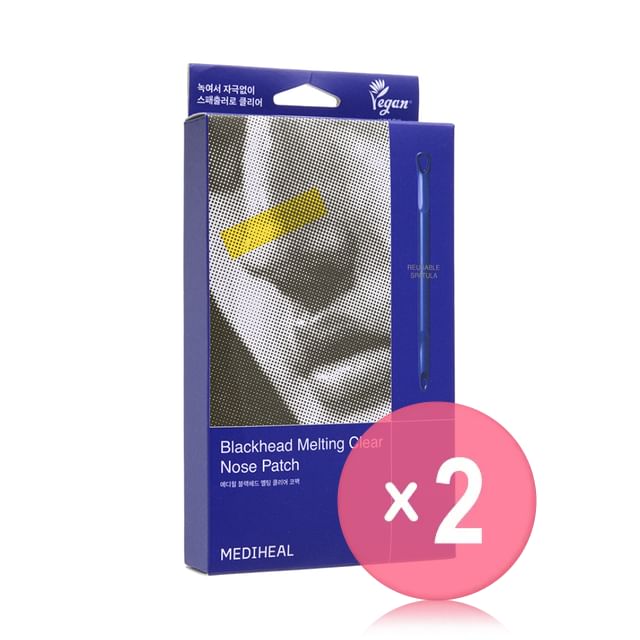 MEDIHEAL-Blackhead Melting Clear Nose Patch 2pcs Bundle Set
