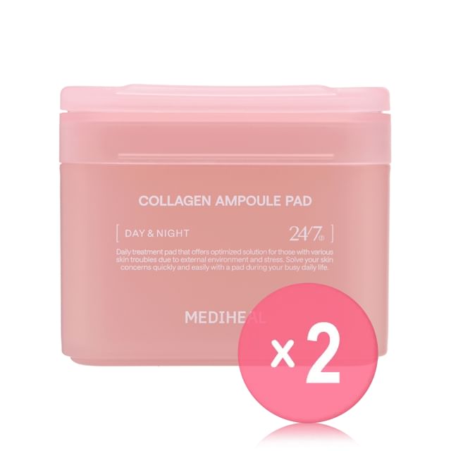 MEDIHEAL-Collagen Ampoule Pad 2pcs Bundle Set