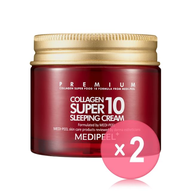 MEDIPEEL-Collagen Super 10 Sleeping Cream 70ml 2pcs Bundle Set